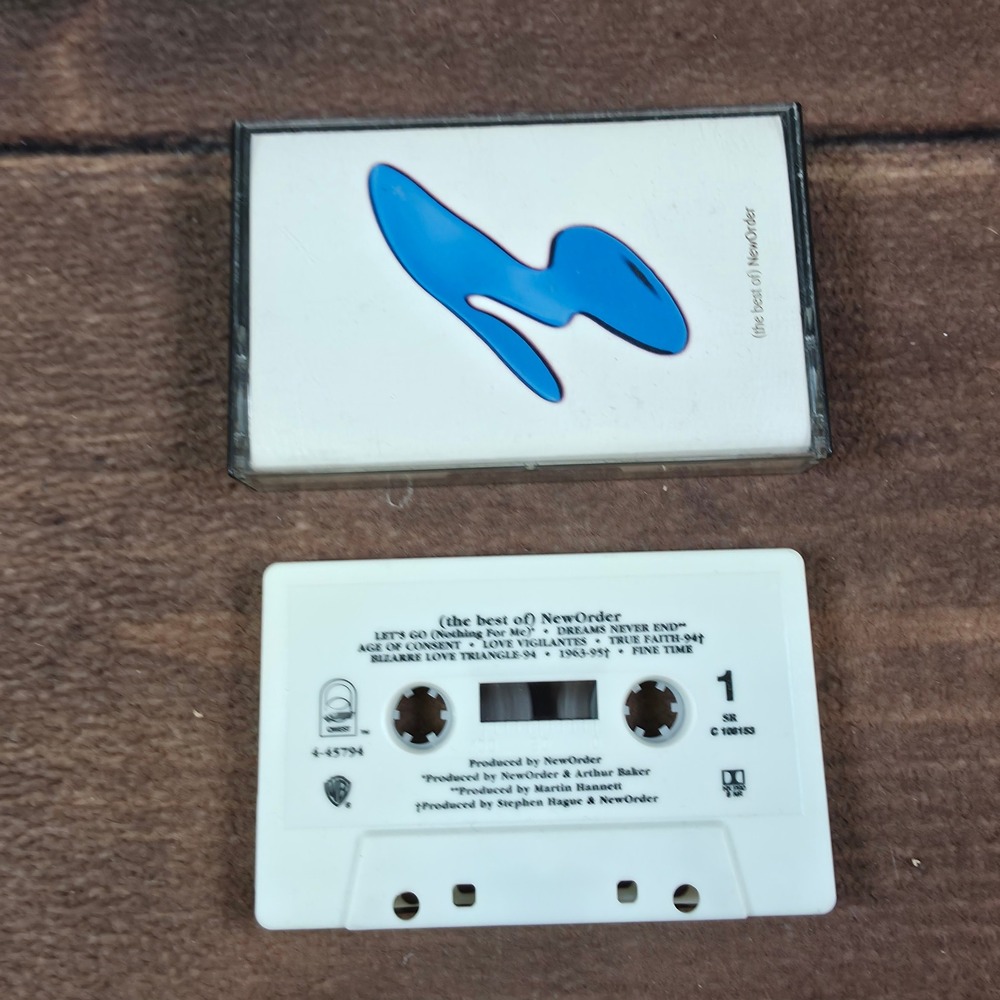 New Order (the best of) NewOrder Cassette Tape OS White Good 1994 Compilation